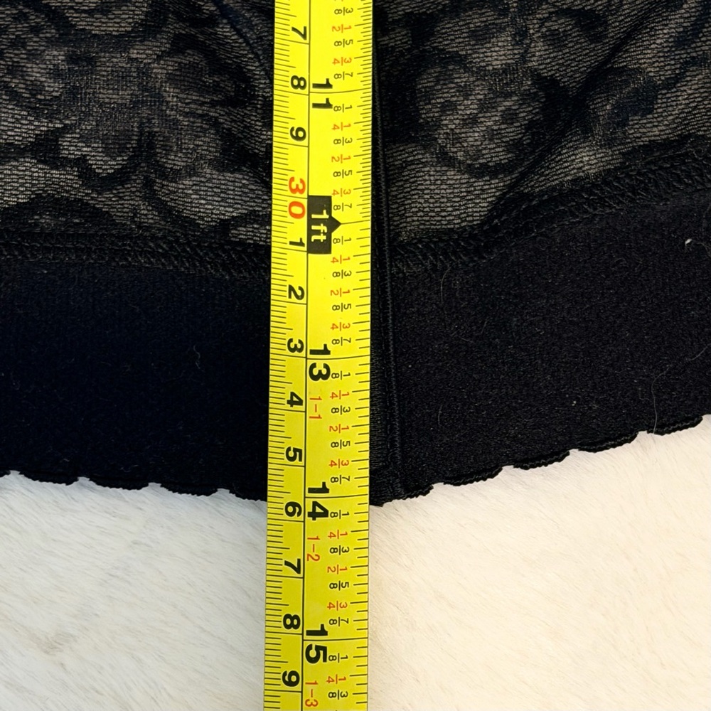 NWT Goddess Black Lace Strapless Bustier Bra #GD0689 with Optional Straps Sz 44C - Picture 11 of 12
